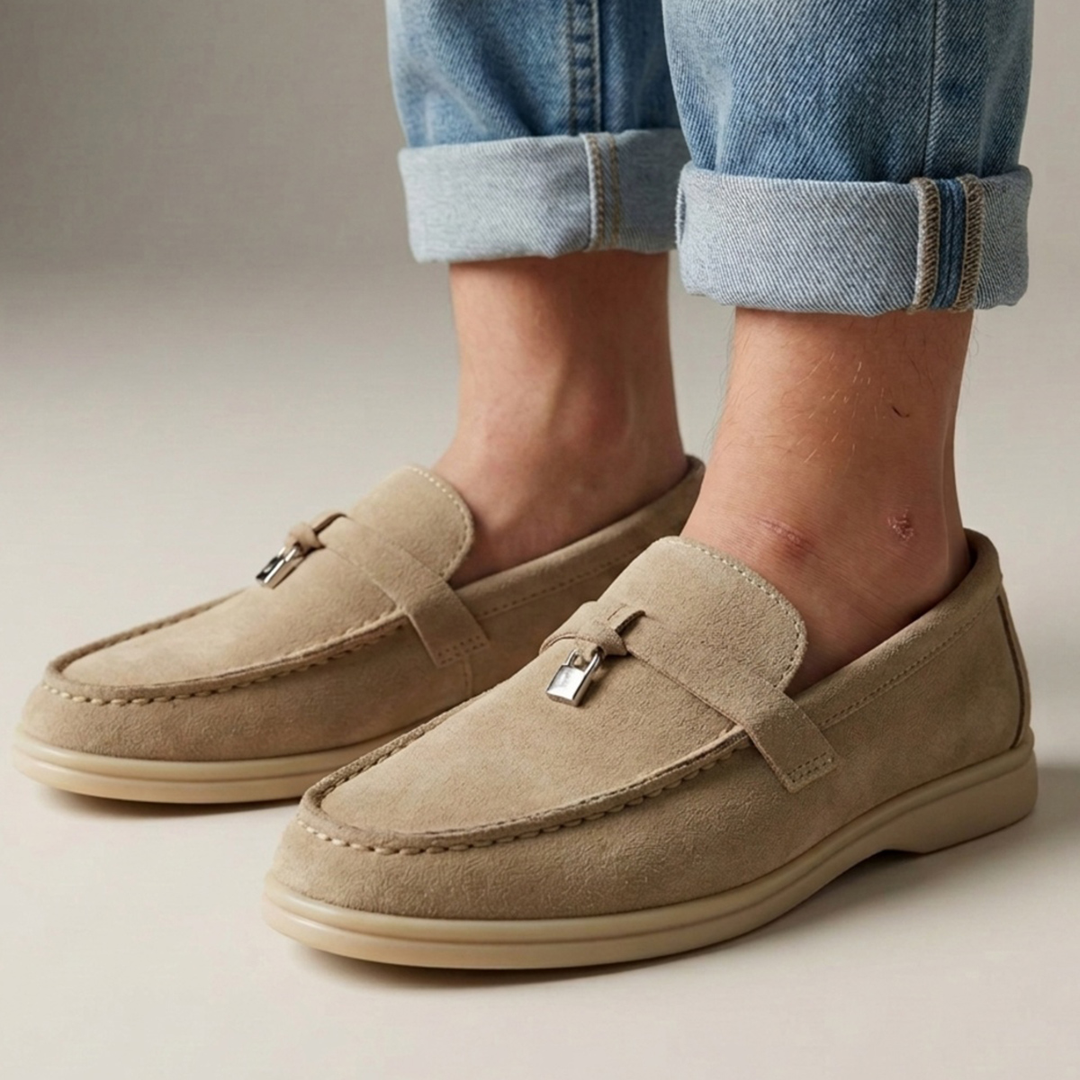 Boys Loafer Shoes Suede