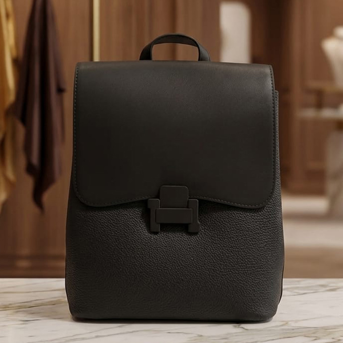 Ladies Back Pack Leather Medium