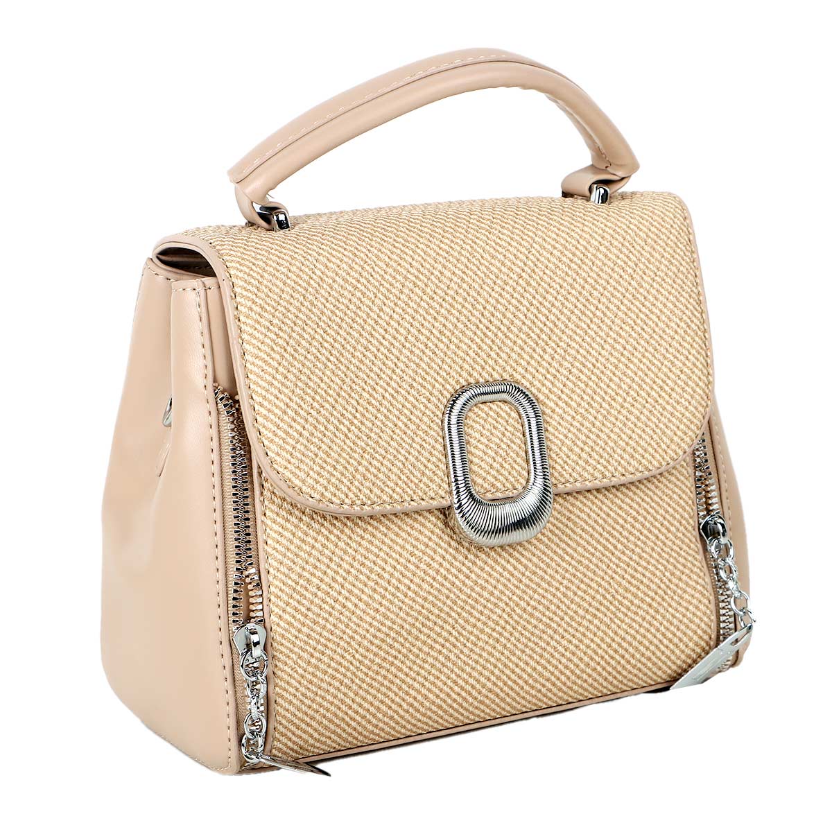 Ladies Bag Soft Plain Beige