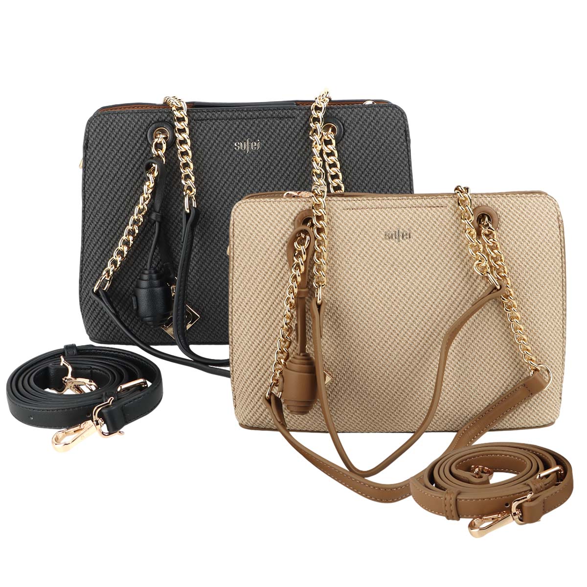 Sufei Ladies Bag Soft Plain Large