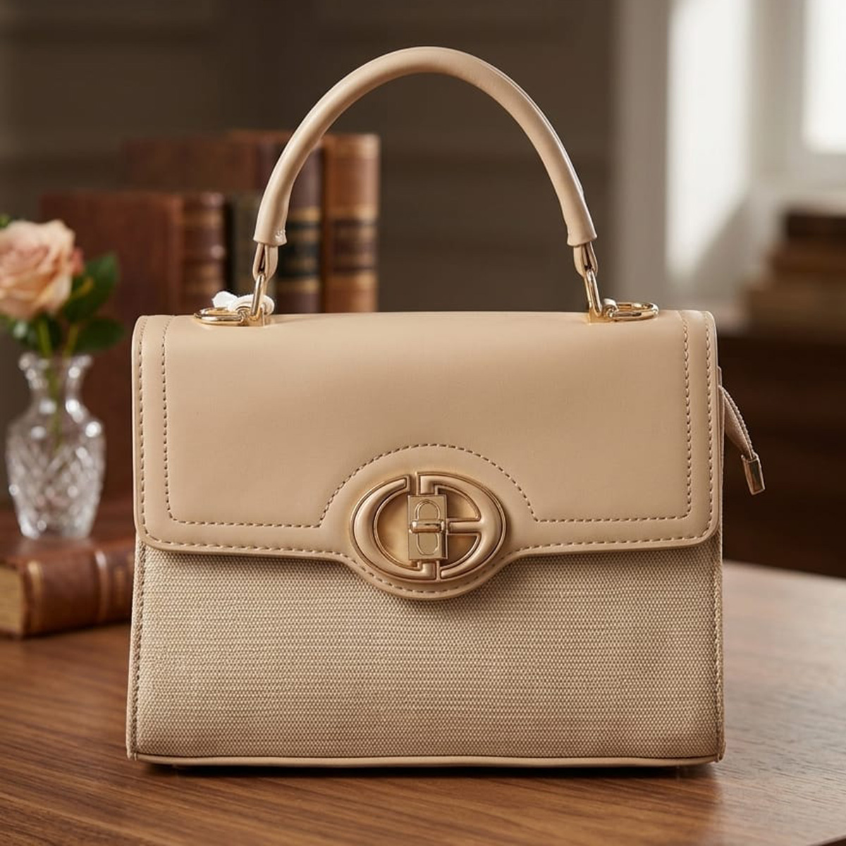 Ladies Hand Bag Soft Plain