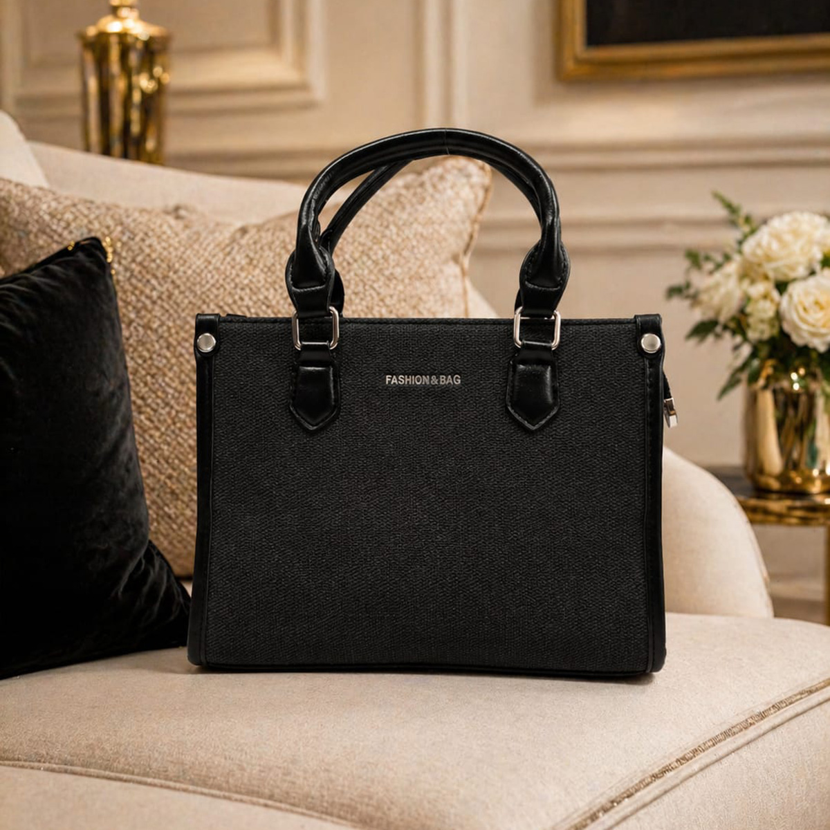 Ladies Hand Bag Soft Plain