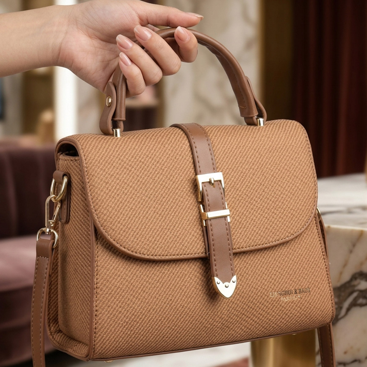 Ladies Bag Soft Plain