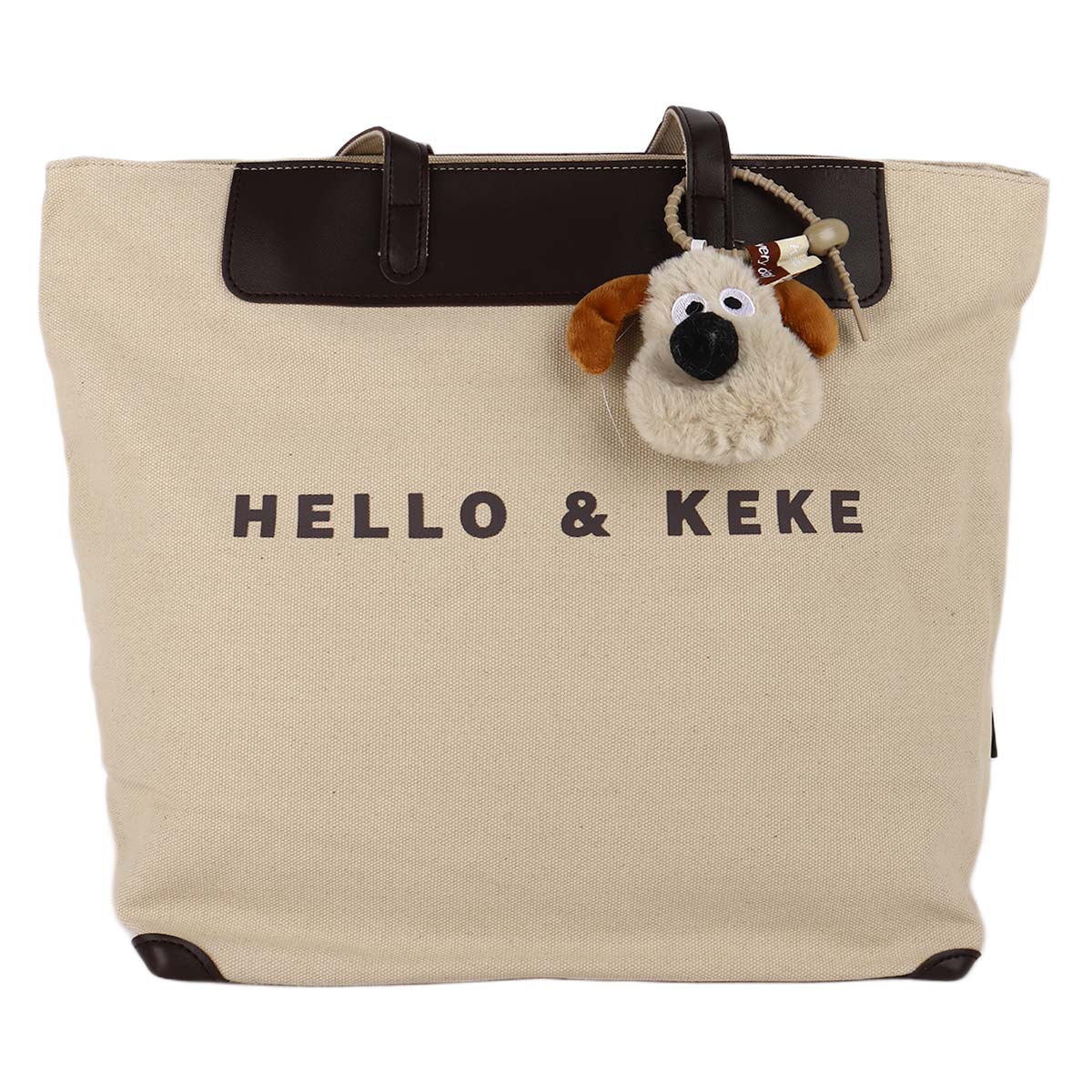 Hello & Keke Ladies Shopping Bag Cream