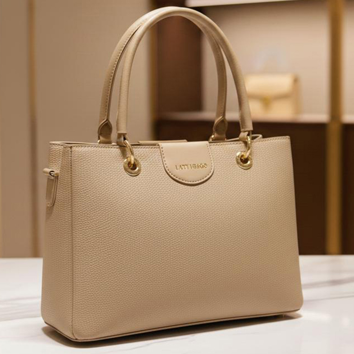 Latt Ladies Soft Plain Handbag