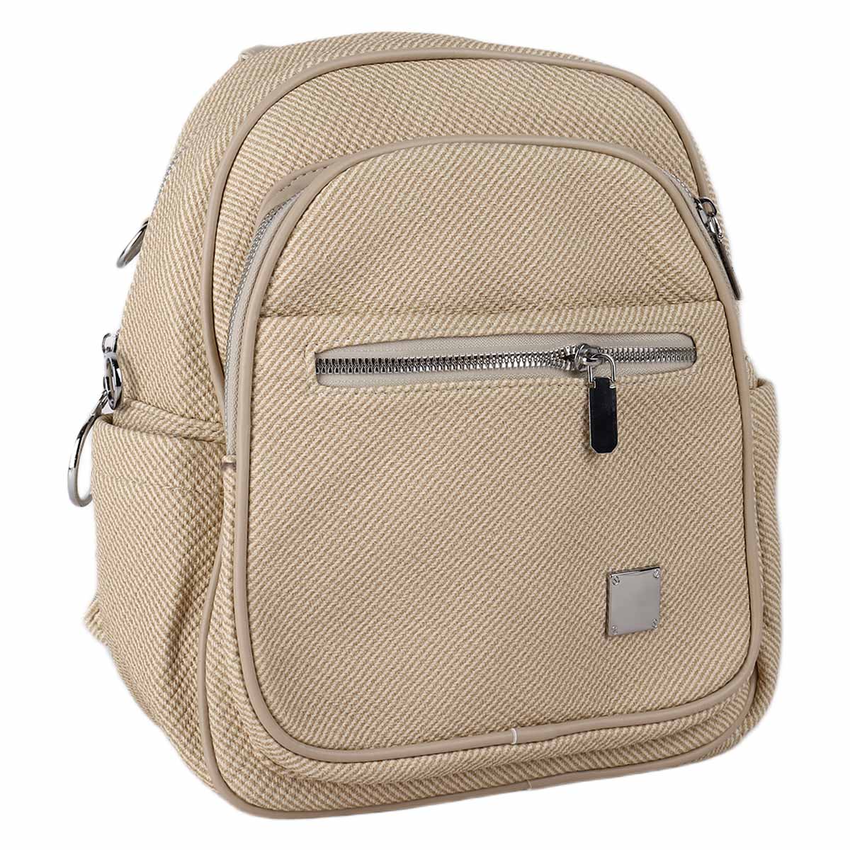 Ladies Backpack Cream