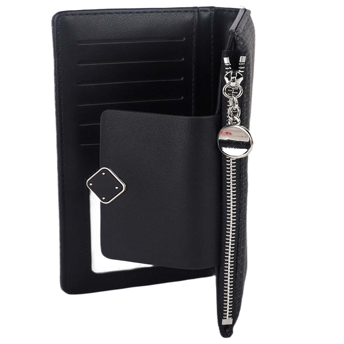 Ladies Wallet Big Black