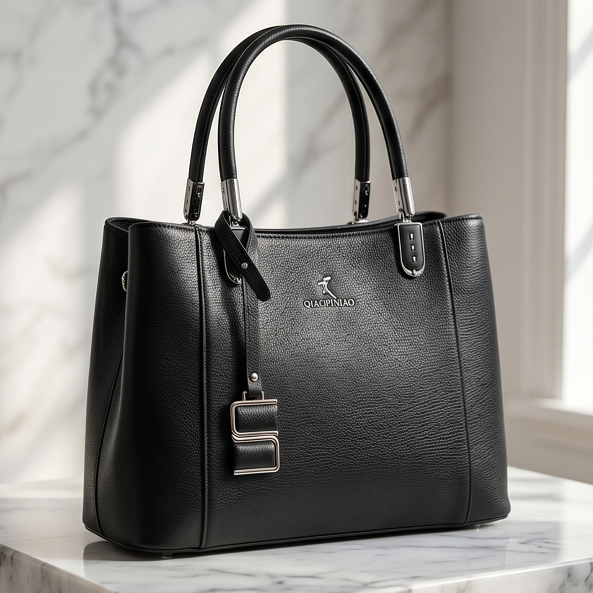 Ladies Plain Handbag Medium