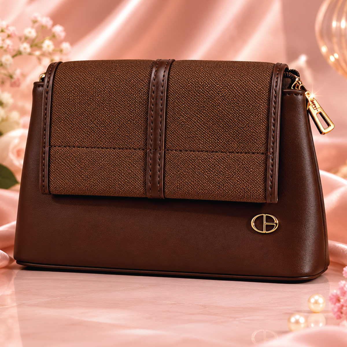Elegant Ladies Small Soft Plain Bag