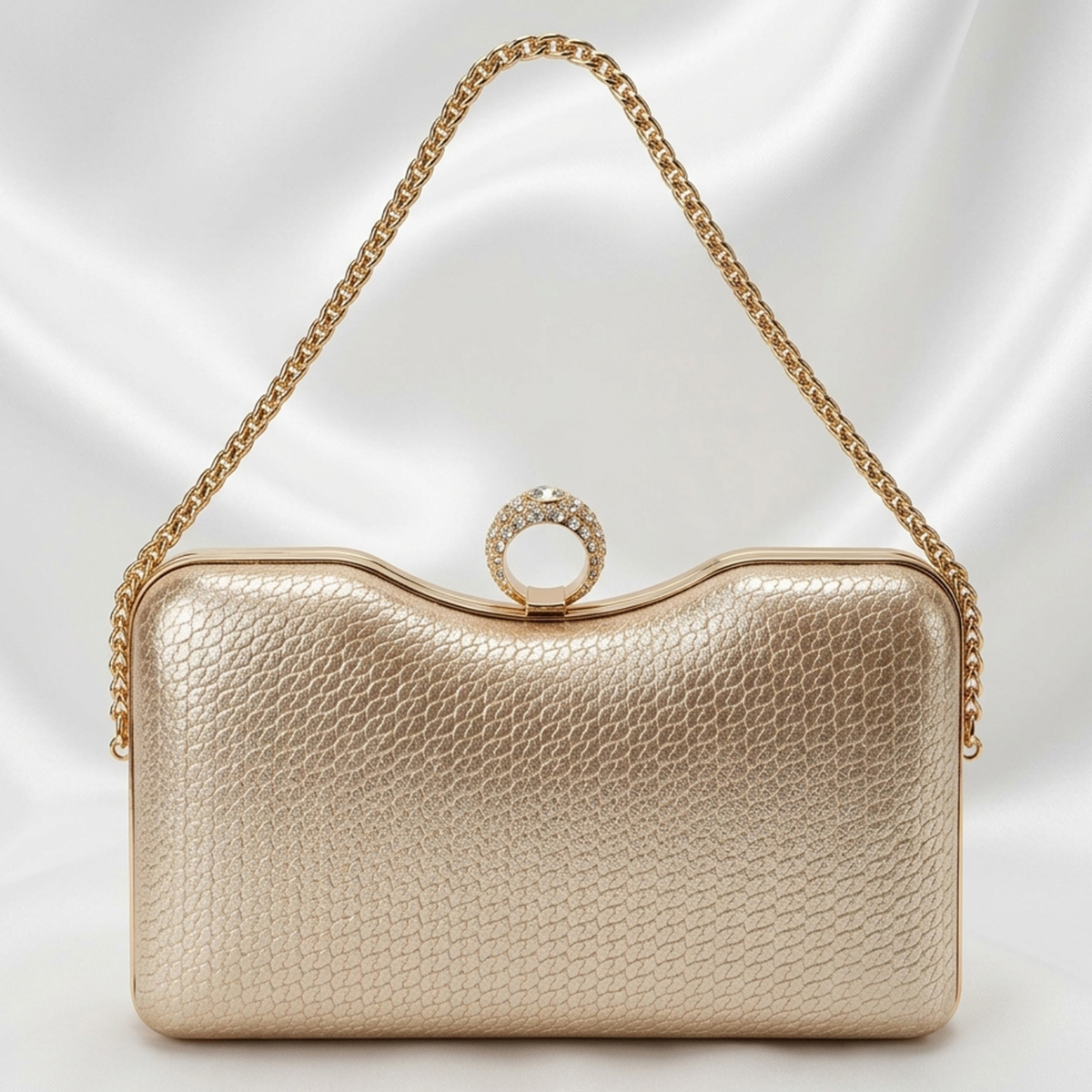 Ladies Party Metal Hand Bag