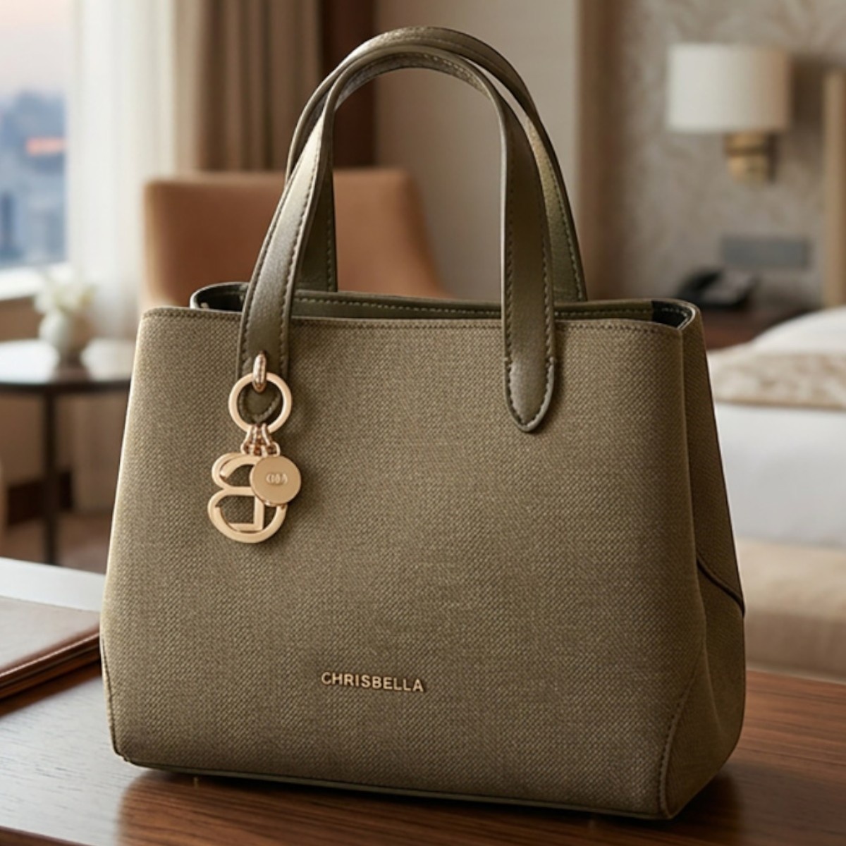 Chrisbella Ladies Bag Soft Plain Medium
