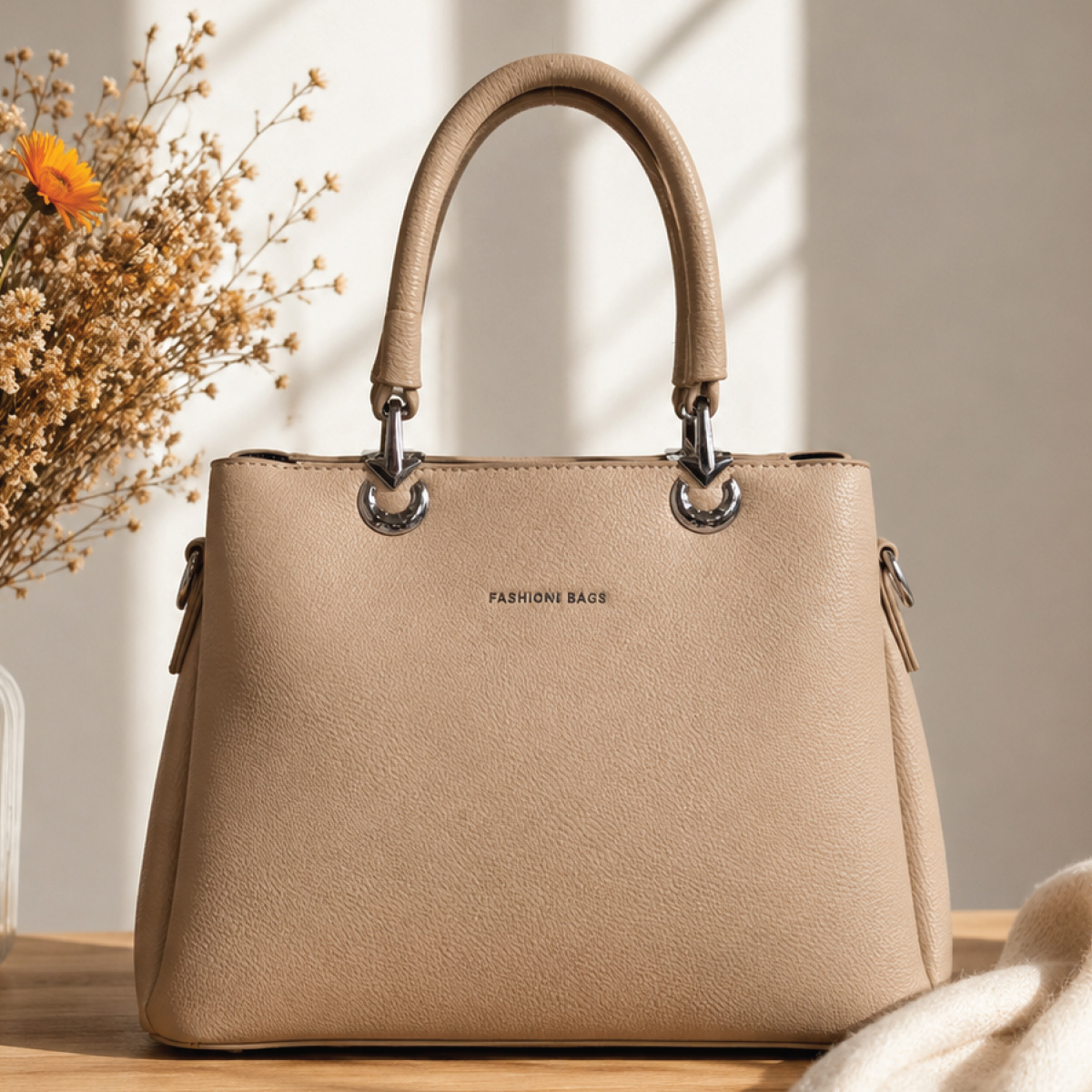 Ladies Soft Plain Hand Bag
