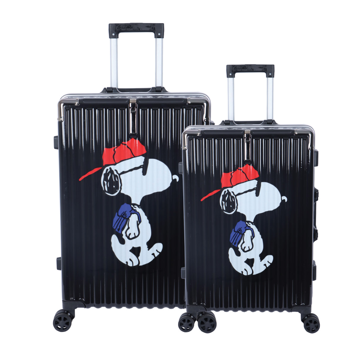 Trolley Bag Hard Printed 2 Pieces Set