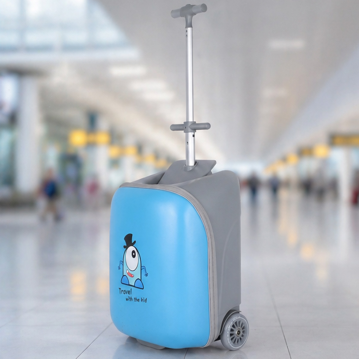 Kids Trolley Bag Printed 20 Inch