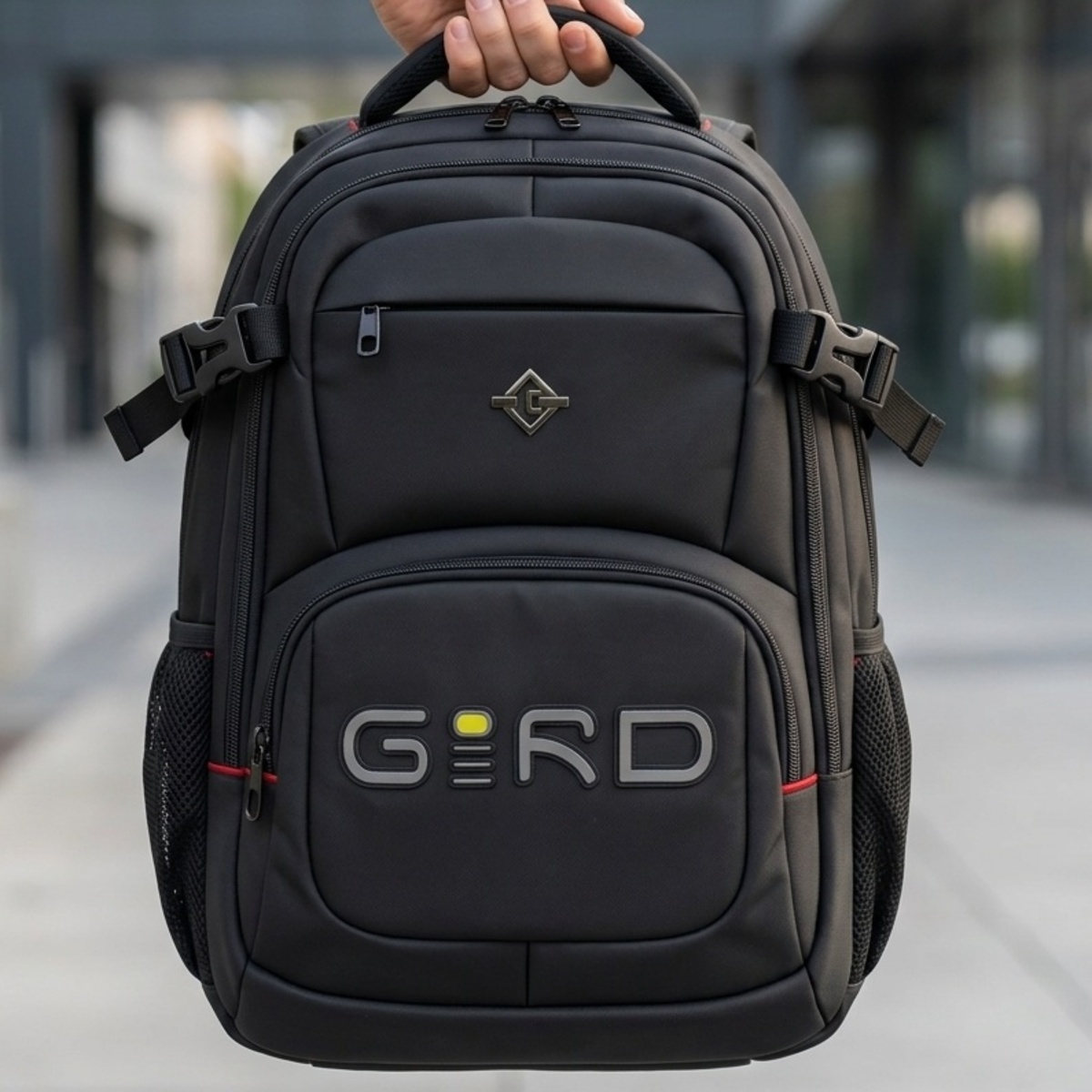 Grid Backpack Bag
