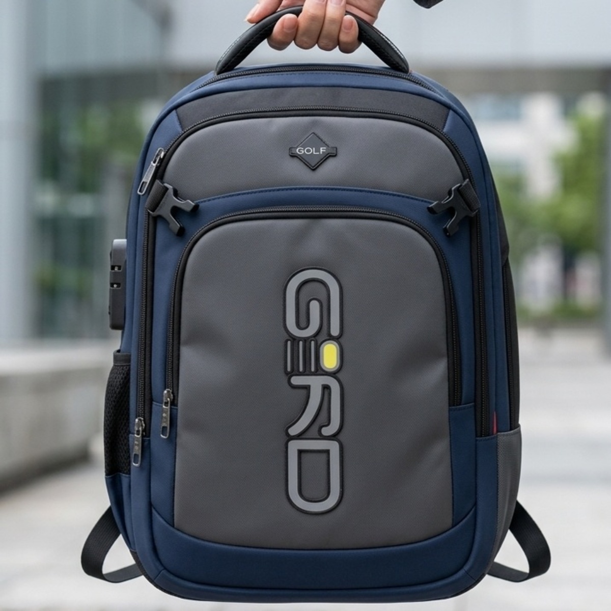 Grid Backpack Bag