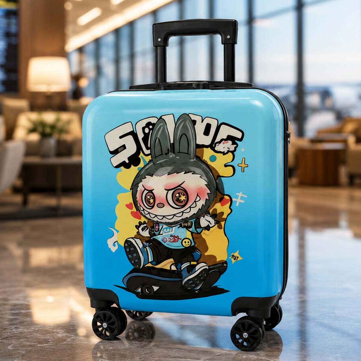 Kids Trolley Bag Printed