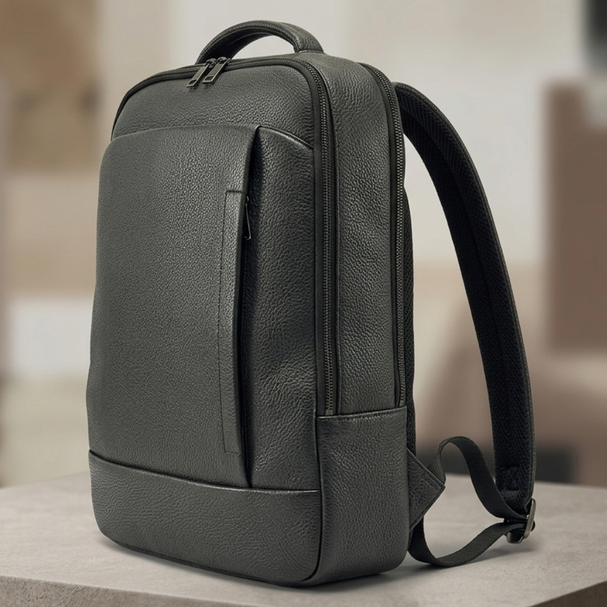 Leather Backpack Bag