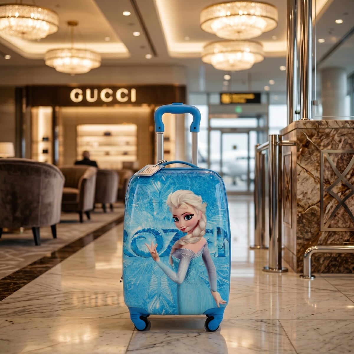 Kids Trolley Bag Printed