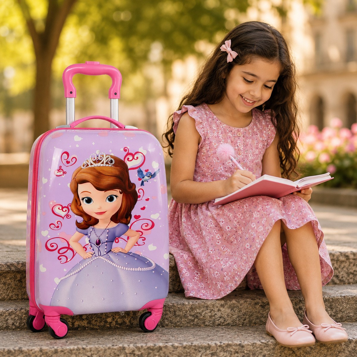 Kids Trolley Bag Printed