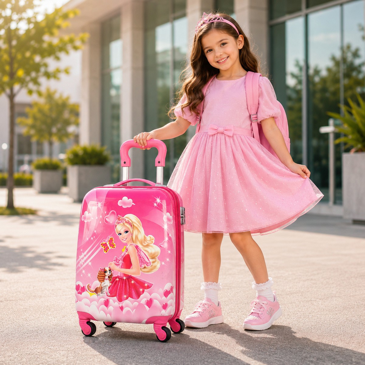 Kids Trolley Bag Printed