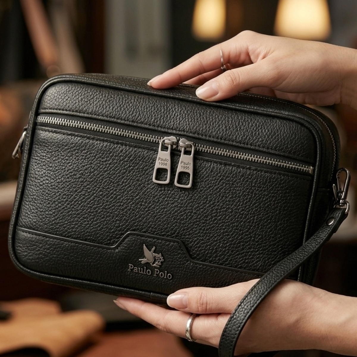 Paulo Polo Toiletry Kit Black