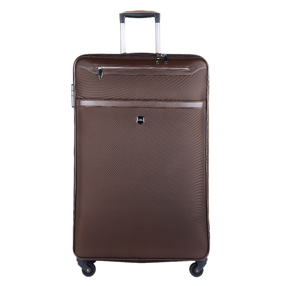 Plain Leather Trolley Bag