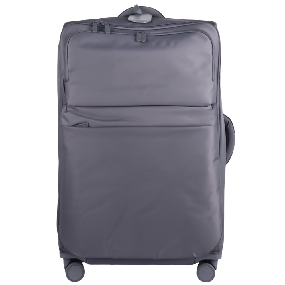 Trolley Bag Soft Plain Pearl Grey 28 Inch