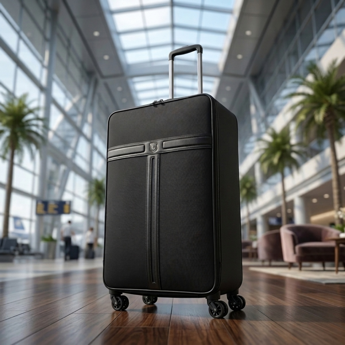 Leather Trolley Bag 20 Inch