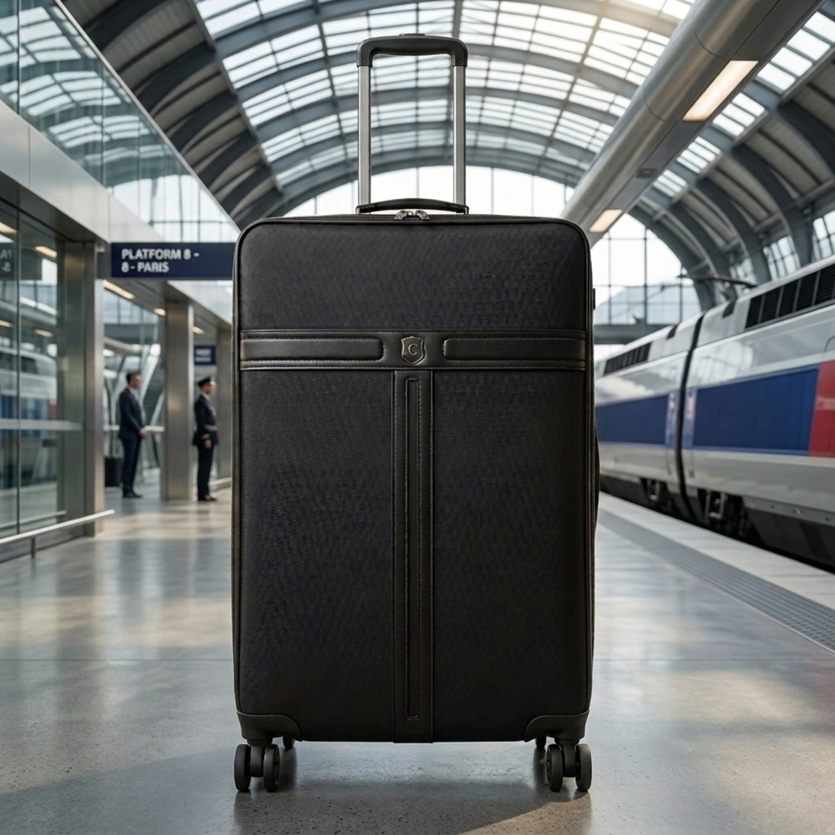 Leather Trolley Bag 28 Inch