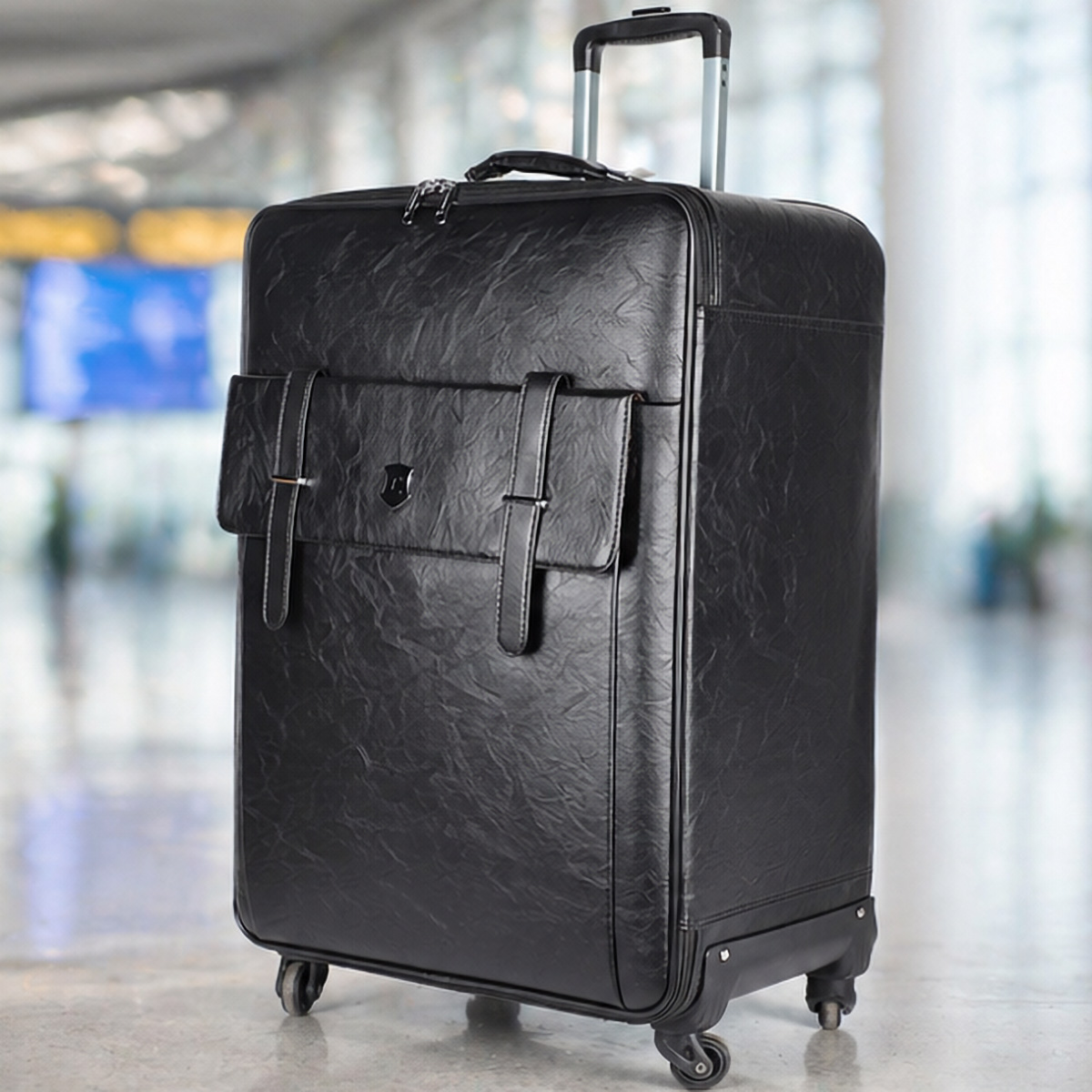 Trolley Bag Leather 20 Inch