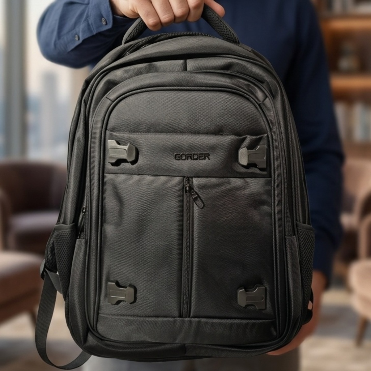 Backpack Fabric Black