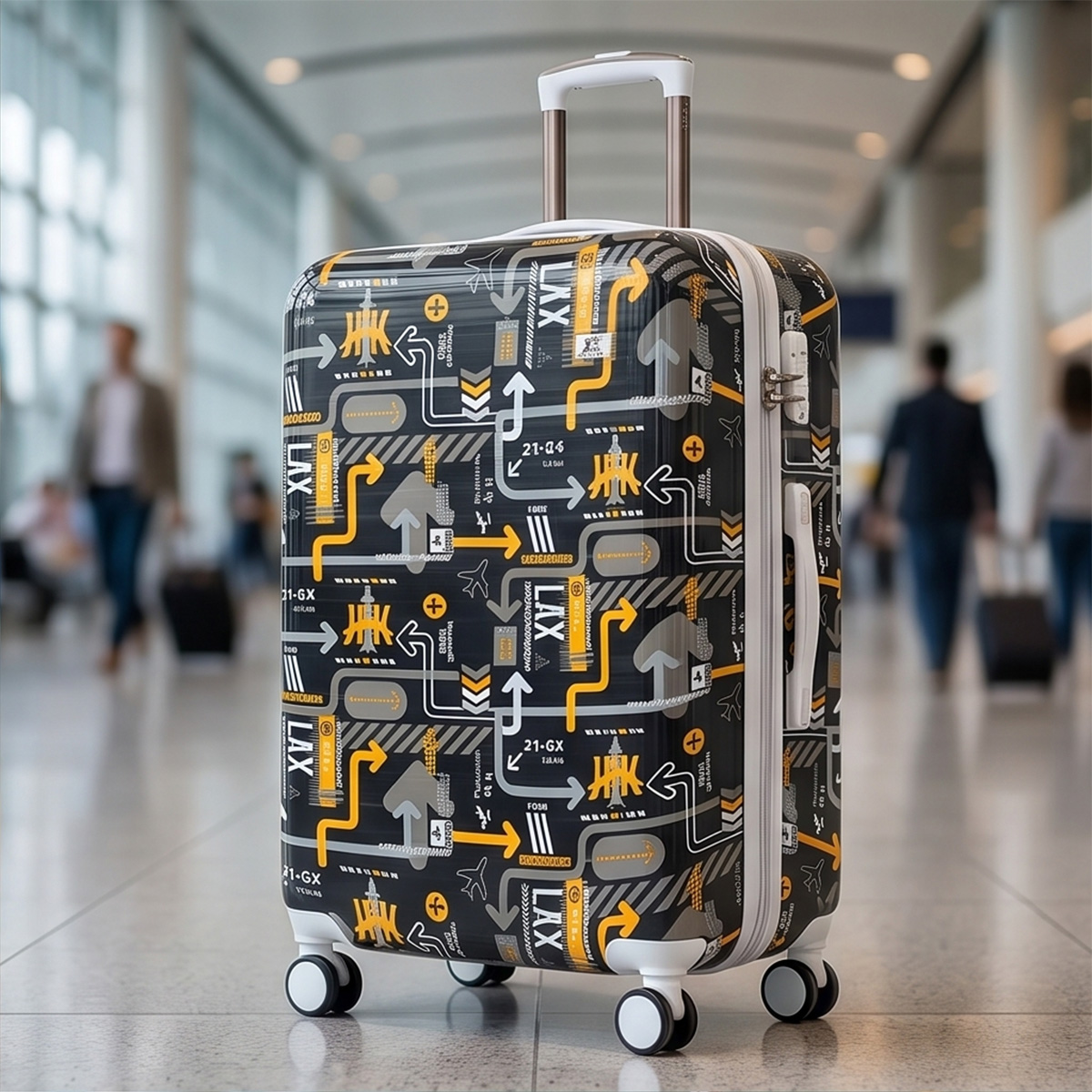 Trolley Bag Hard Printed