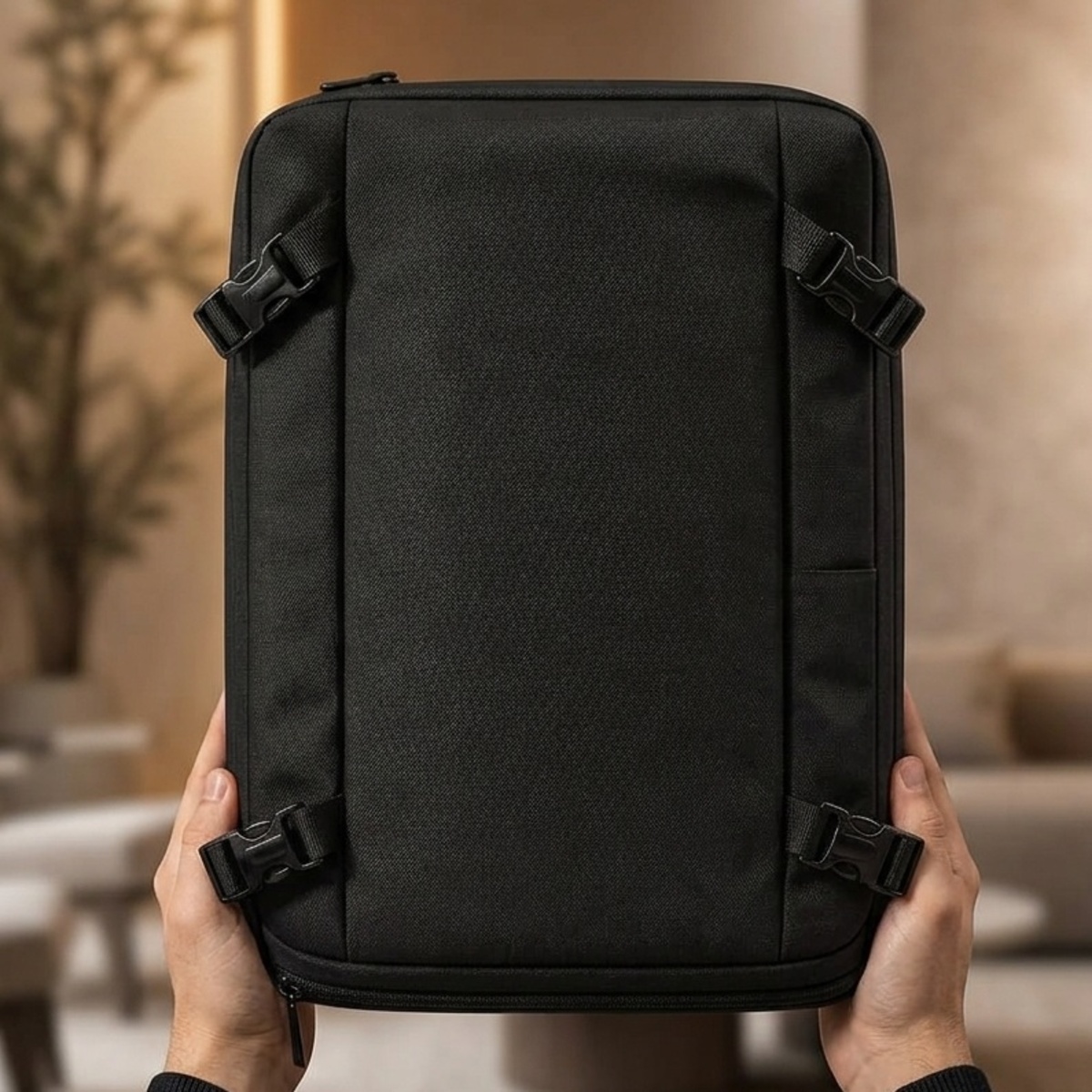 Backpack Bag Nylon Black