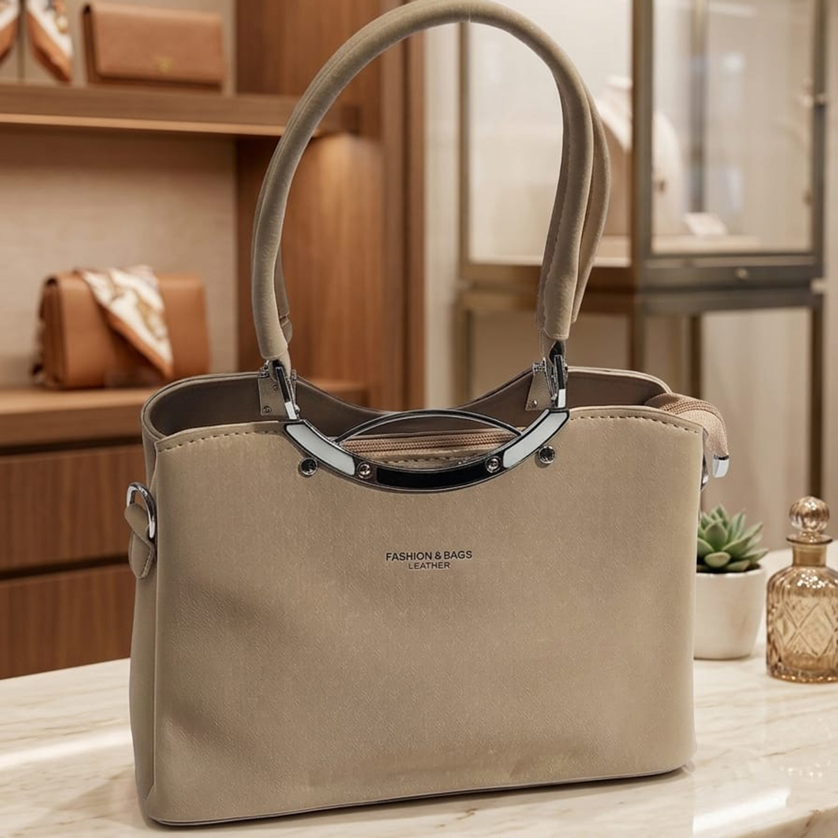 Ladies Hand Bag Soft Plain