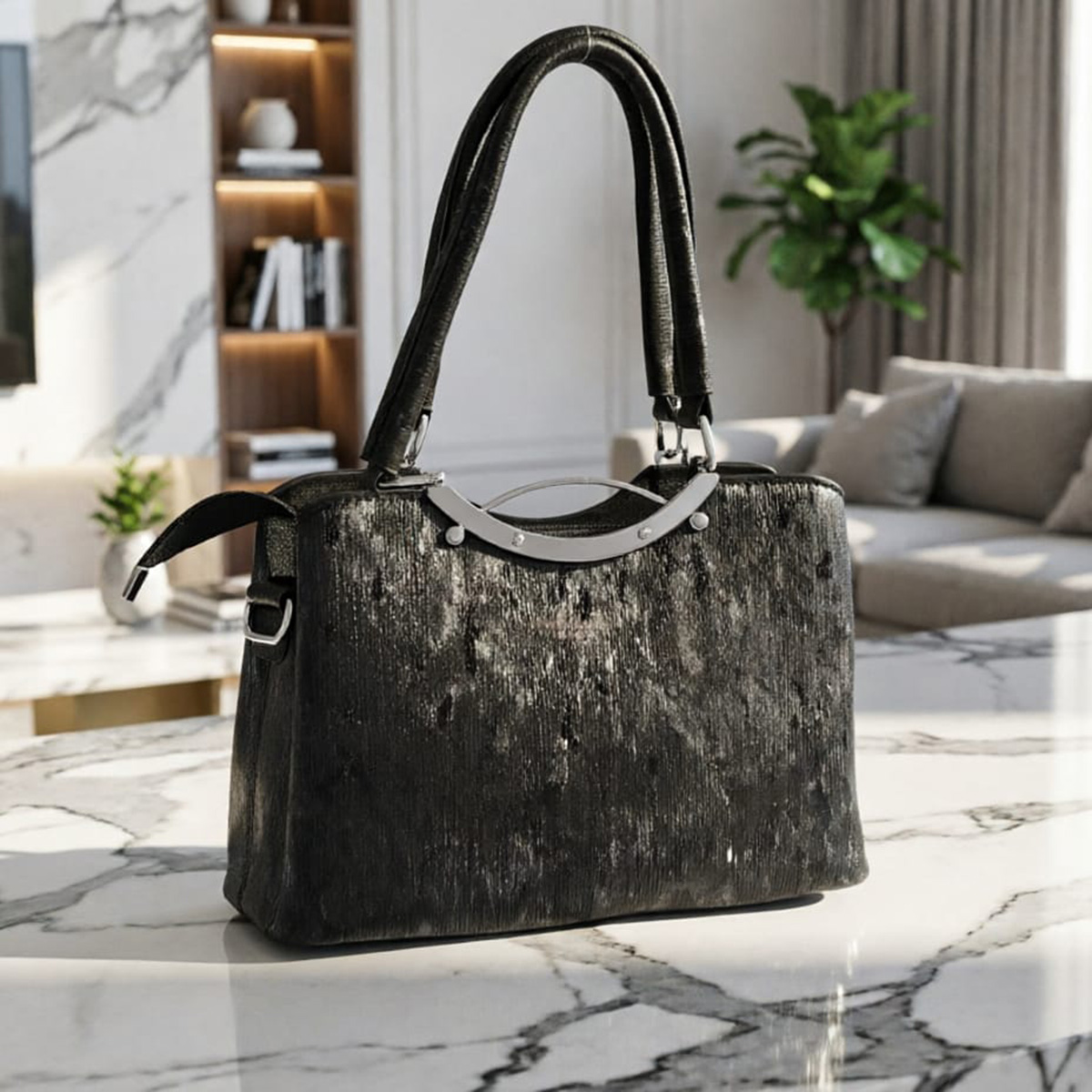 Ladies Hand Bag Soft Plain