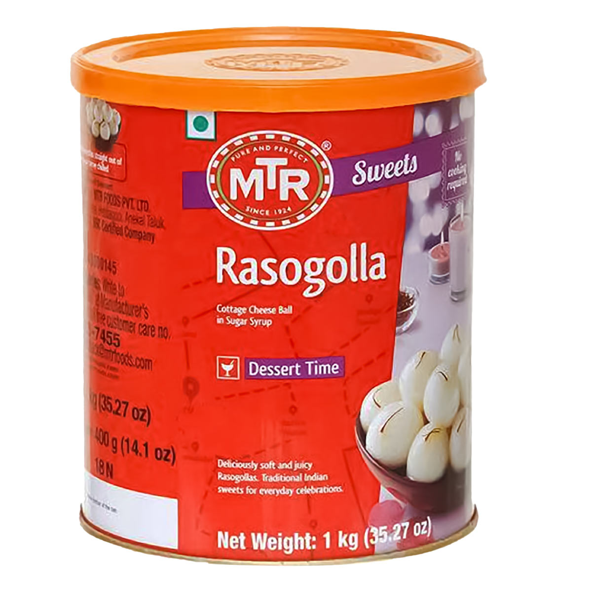 MTR Rasogolla 1Kg
