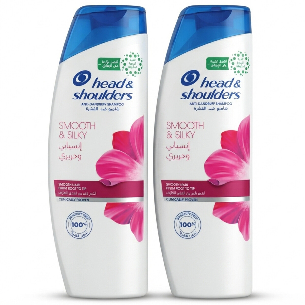 Head & Shoulders Smooth & Silky Anti Dandruff Shampoo 2 x 400ml