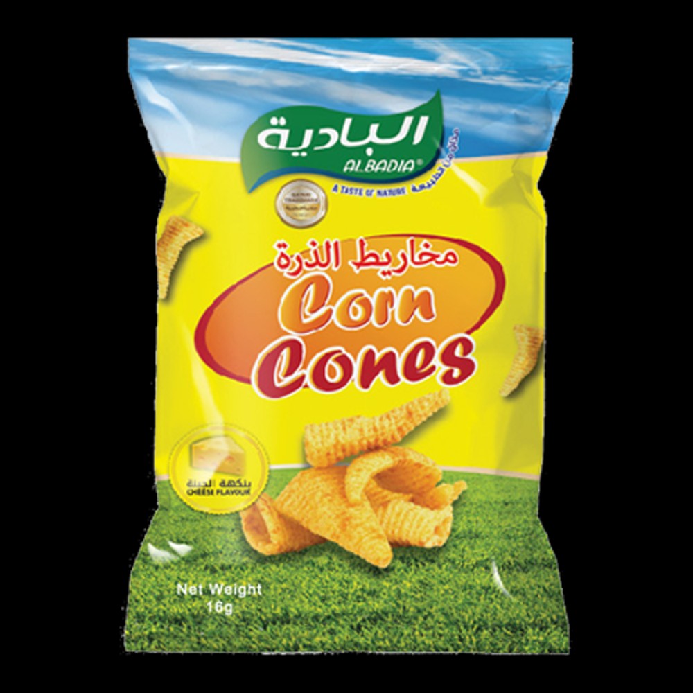 Albadia Corn Cones Cheese  16g