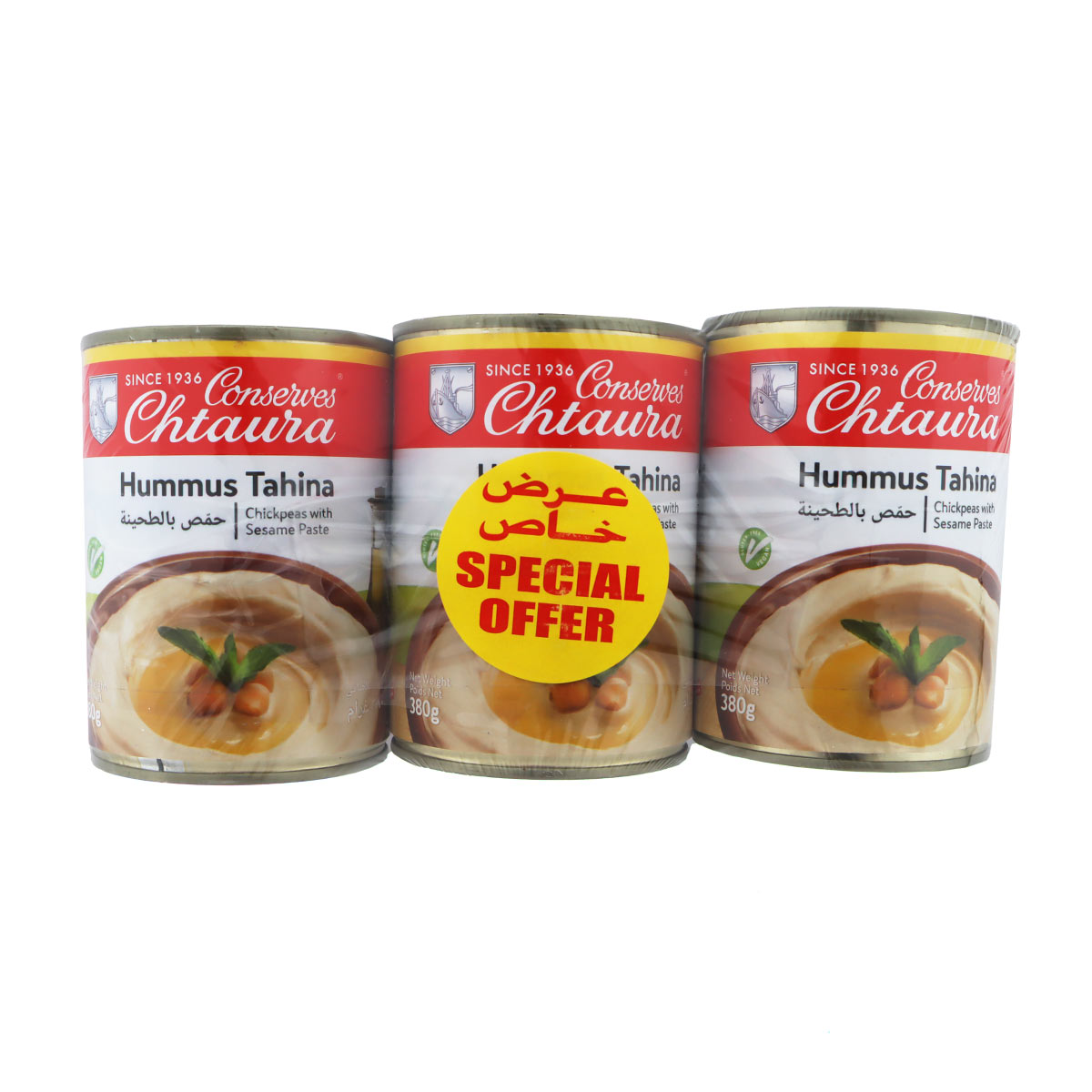 Hummus Thahini 3 x 380gm