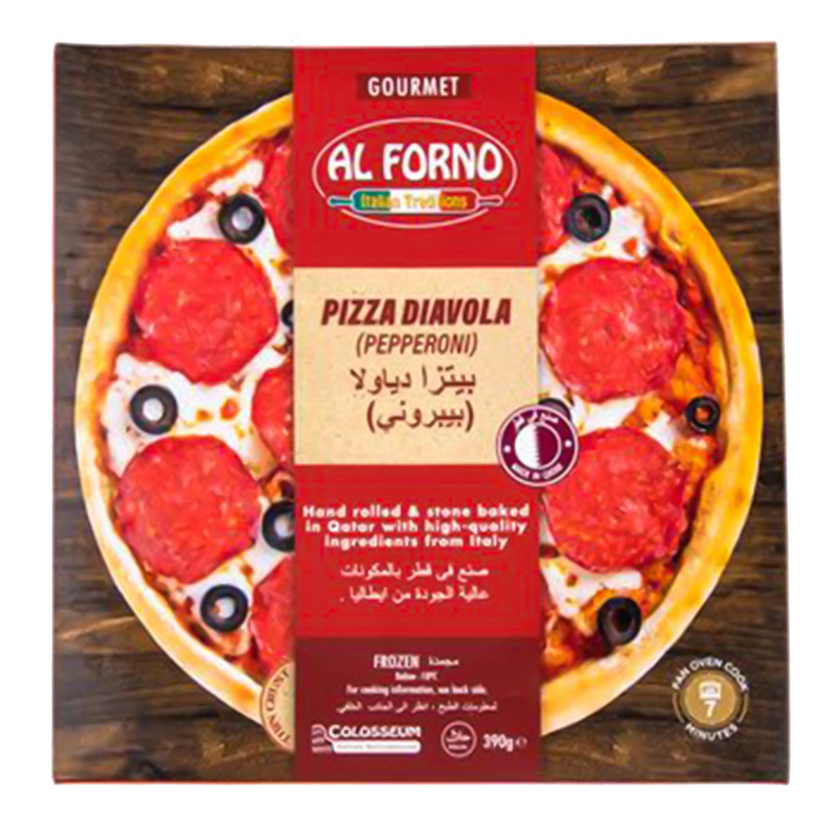 Al Fornodiavola-pepperoni 390g