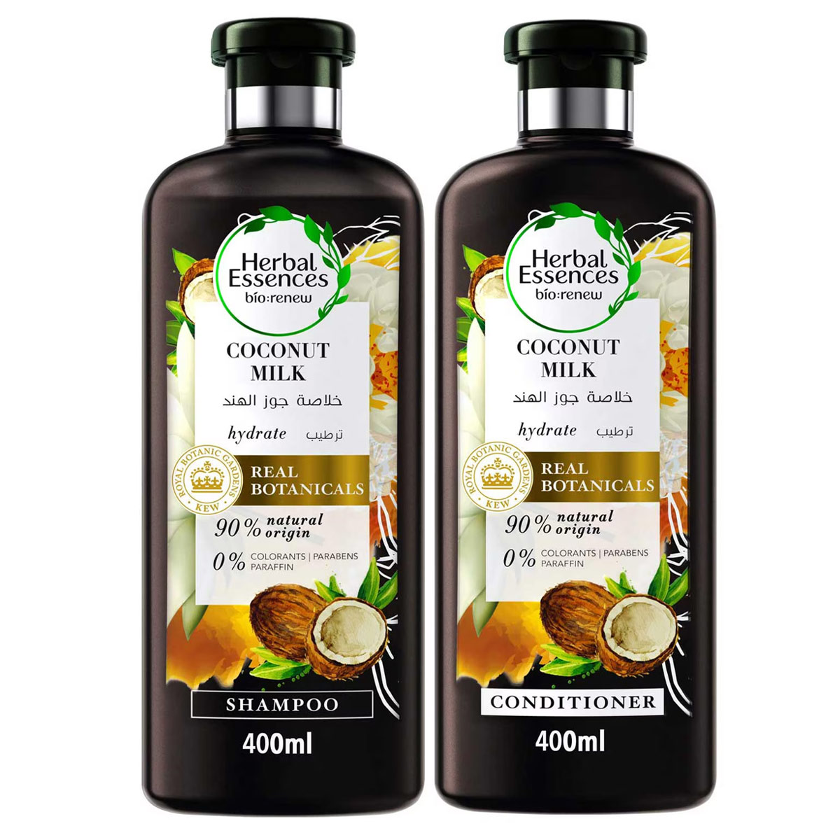 Herbal Essences Bio Renew Coconut Milk Conditioner and Shampoo 400ml