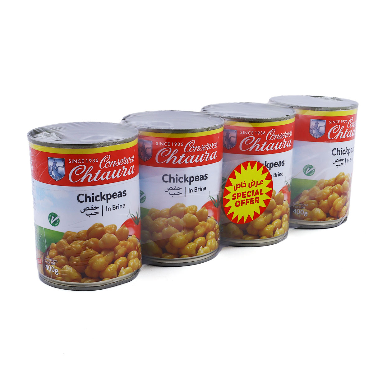 Conserves Chtaura Chickpeas 4x400g