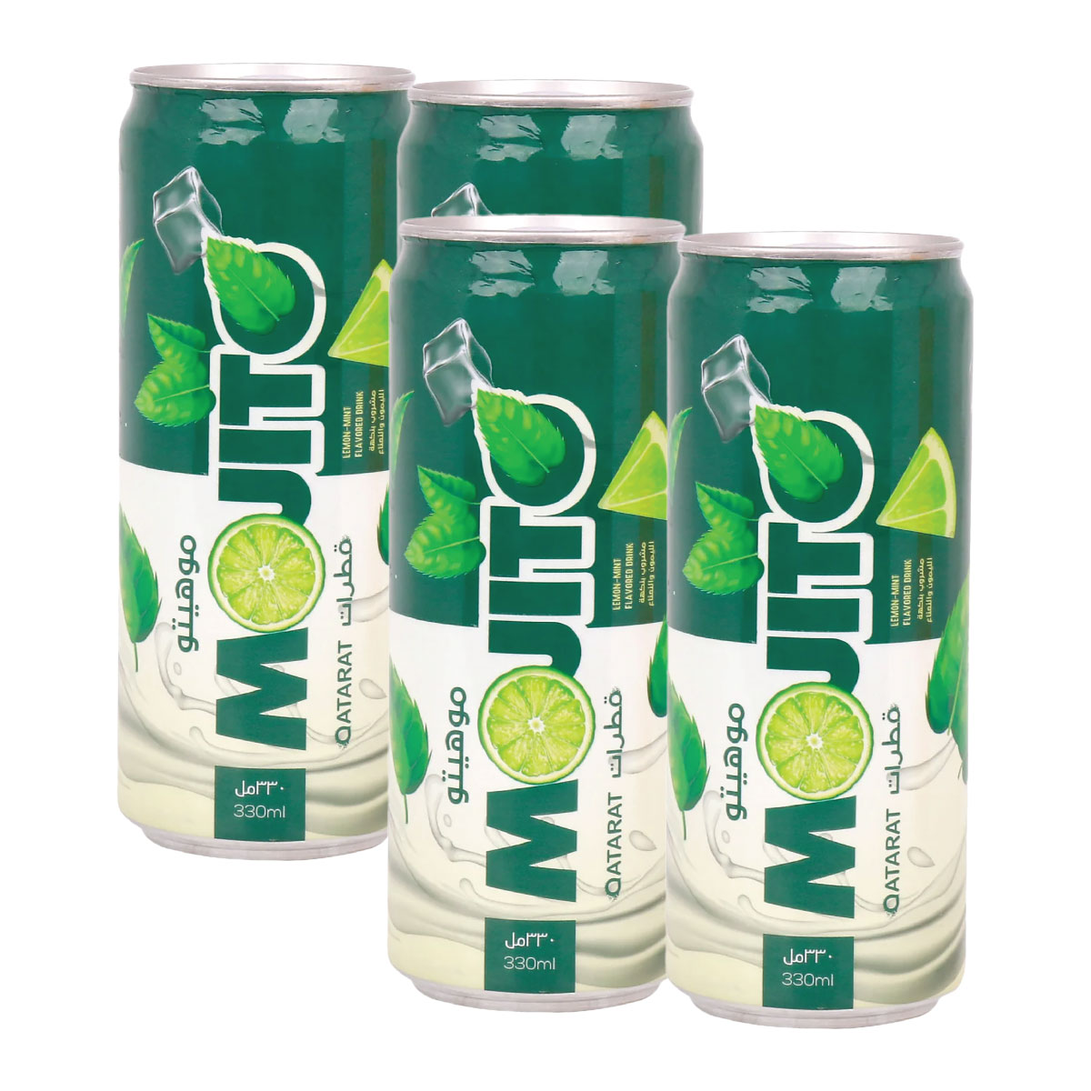 Qatarat Mojito Lemon Mint Falvoured Drink 4x330ml