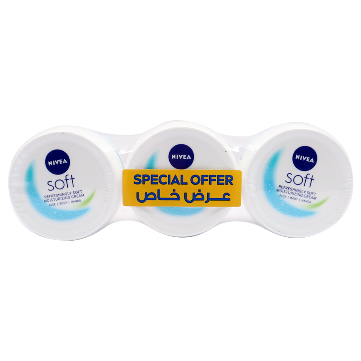 Nivea Soft Moisturizing Cream 3x100ml