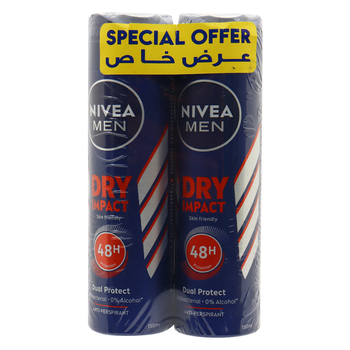 Nivea Men Dry Impact Anti Perspirant 2x150ml