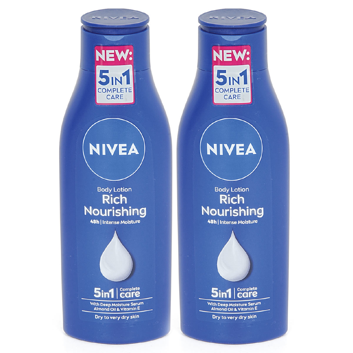 Nivea Body Lotion 5 In 1 Care 2X250Ml