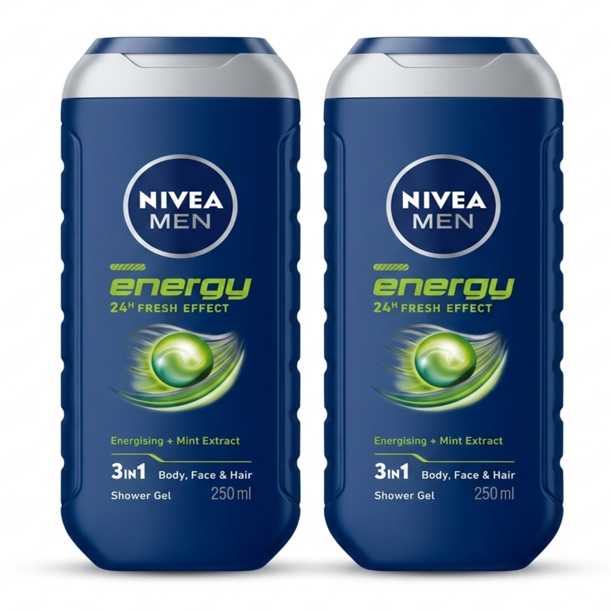 Nivea Men Energy Shower Gel 2x250ml