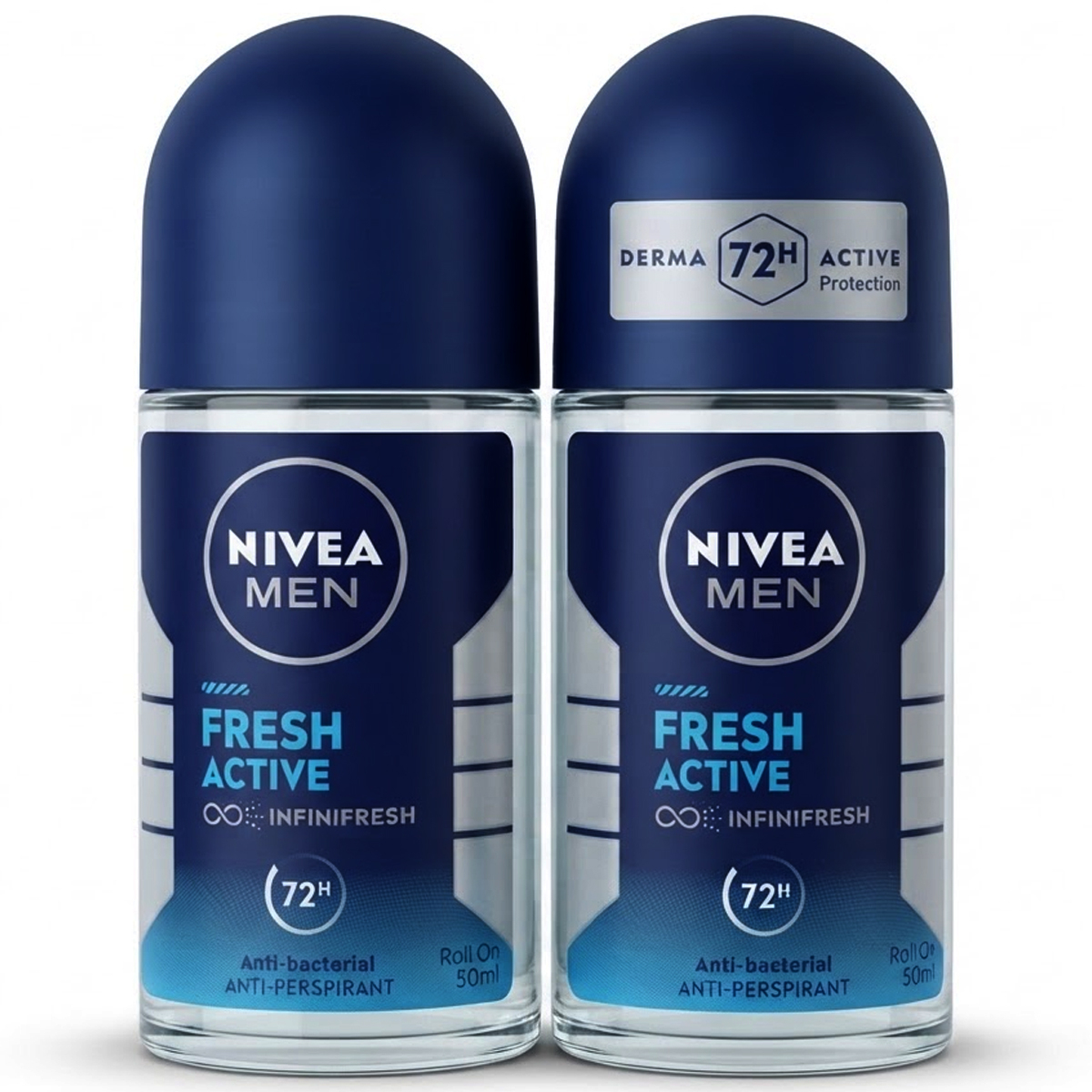 Nivea Fresh Active Anti Perspirant Roll On 2 x 50ml