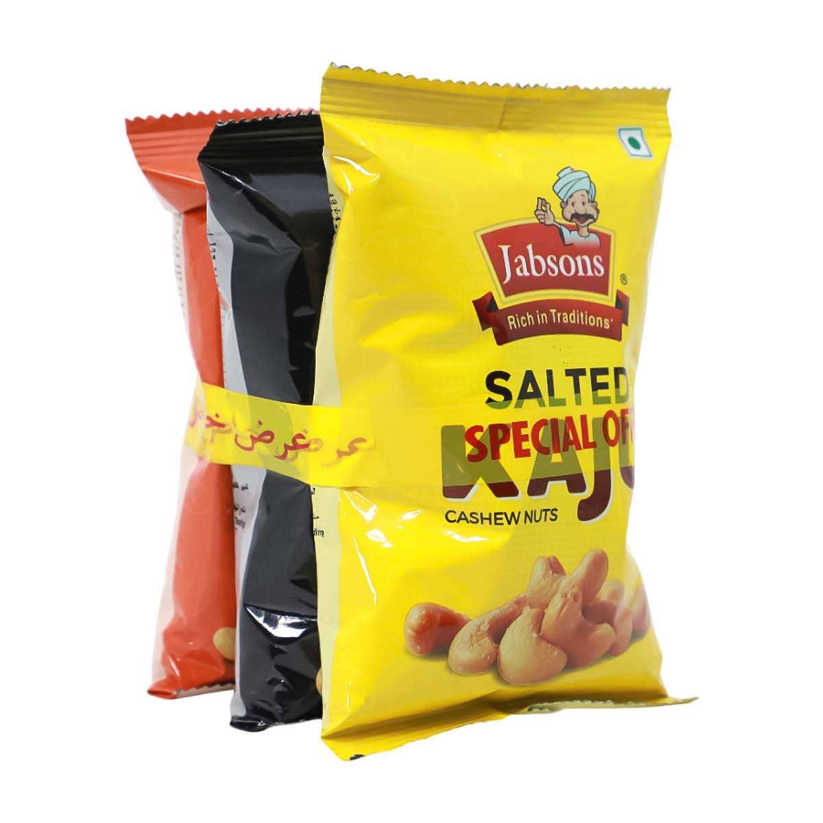 Jabson Jabson Salted Cashew Nuts 3 Pieces Assorted